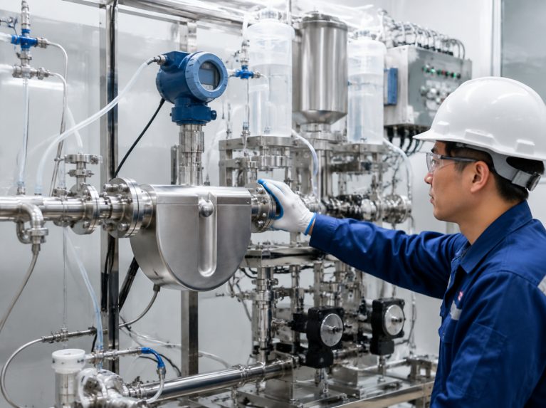 河源科里奥利液体质量流量计